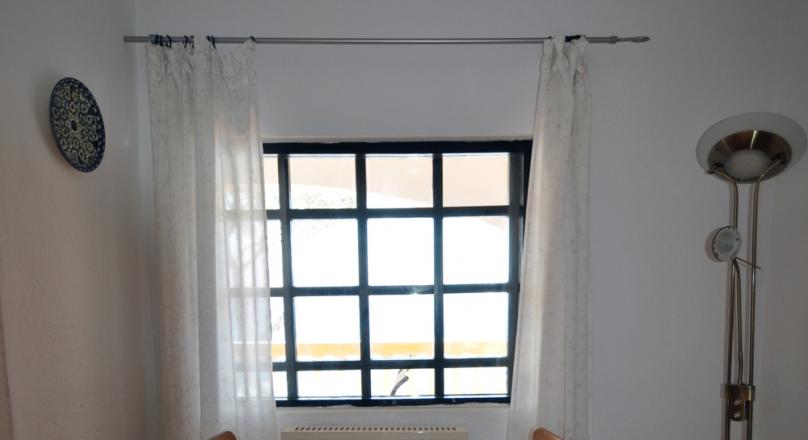 They are standing on your balcony. You feel Mallorca. The light. The air. Small apartment. Great look