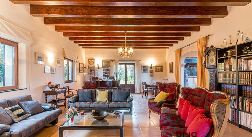 Really stately and sophisticated. With a lot of eyes. Finca only 20 minutes from Palma.