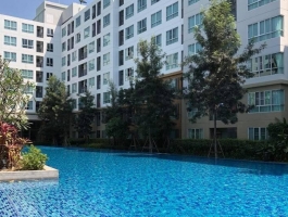 A 60Sq M. Tow bedrooms apartment on 8th floor at D Nim Condo with swimming pool view.