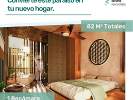 Apartment with an excellent location in Tulum!