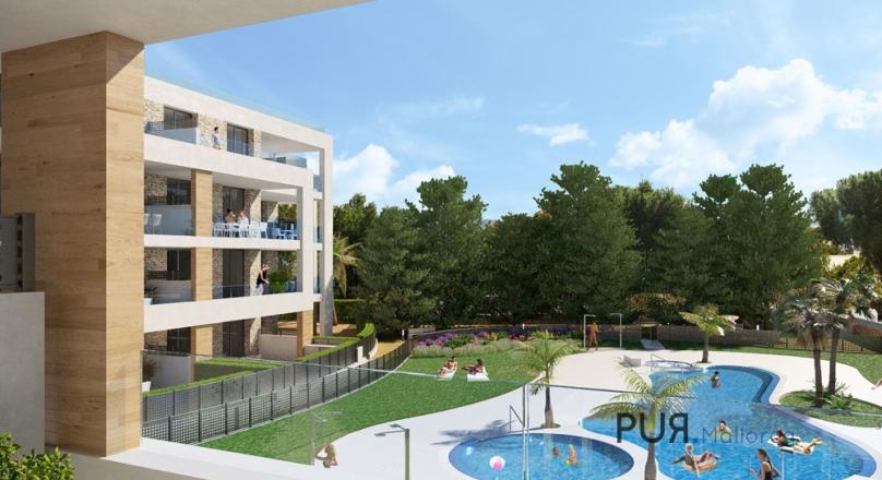 Porto Colom. Apartments. New building. High quality equipment. Currently under construction.