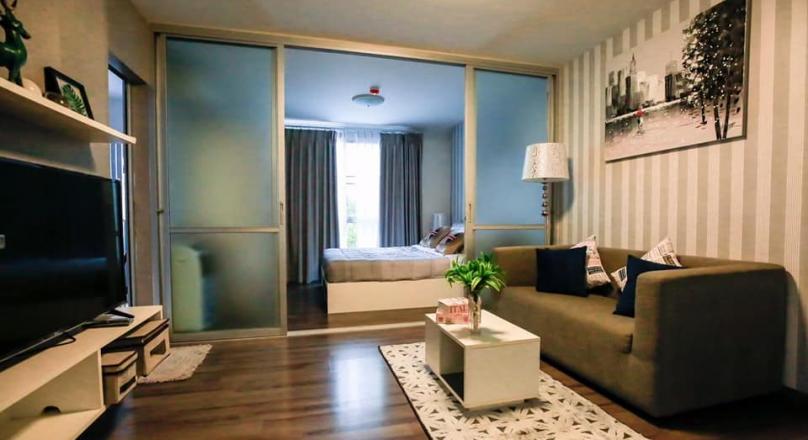 A 30 Sq M. Studio bedroom on 2Floor at D' Vieng Santitham Condo.