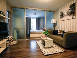 A 30 Sq M. Studio bedroom on 2Floor at D' Vieng Santitham Condo.