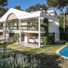 Above Puerto Portals. Costa den Blanes. Villa on a flat plot. With sea view.
